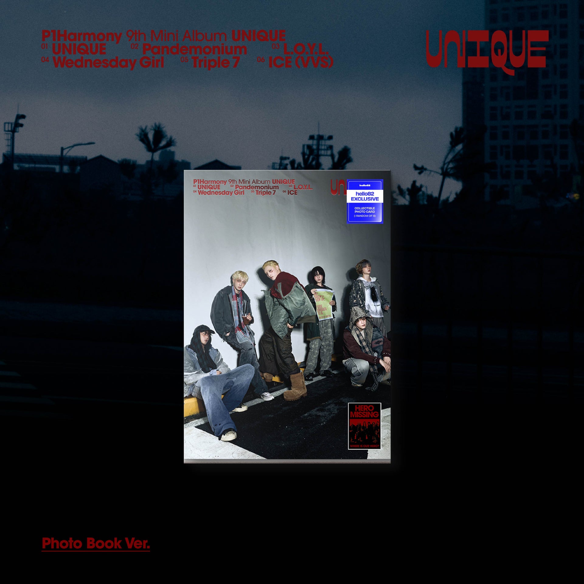 P1Harmony - UNIQUE - hello82 Exclusive