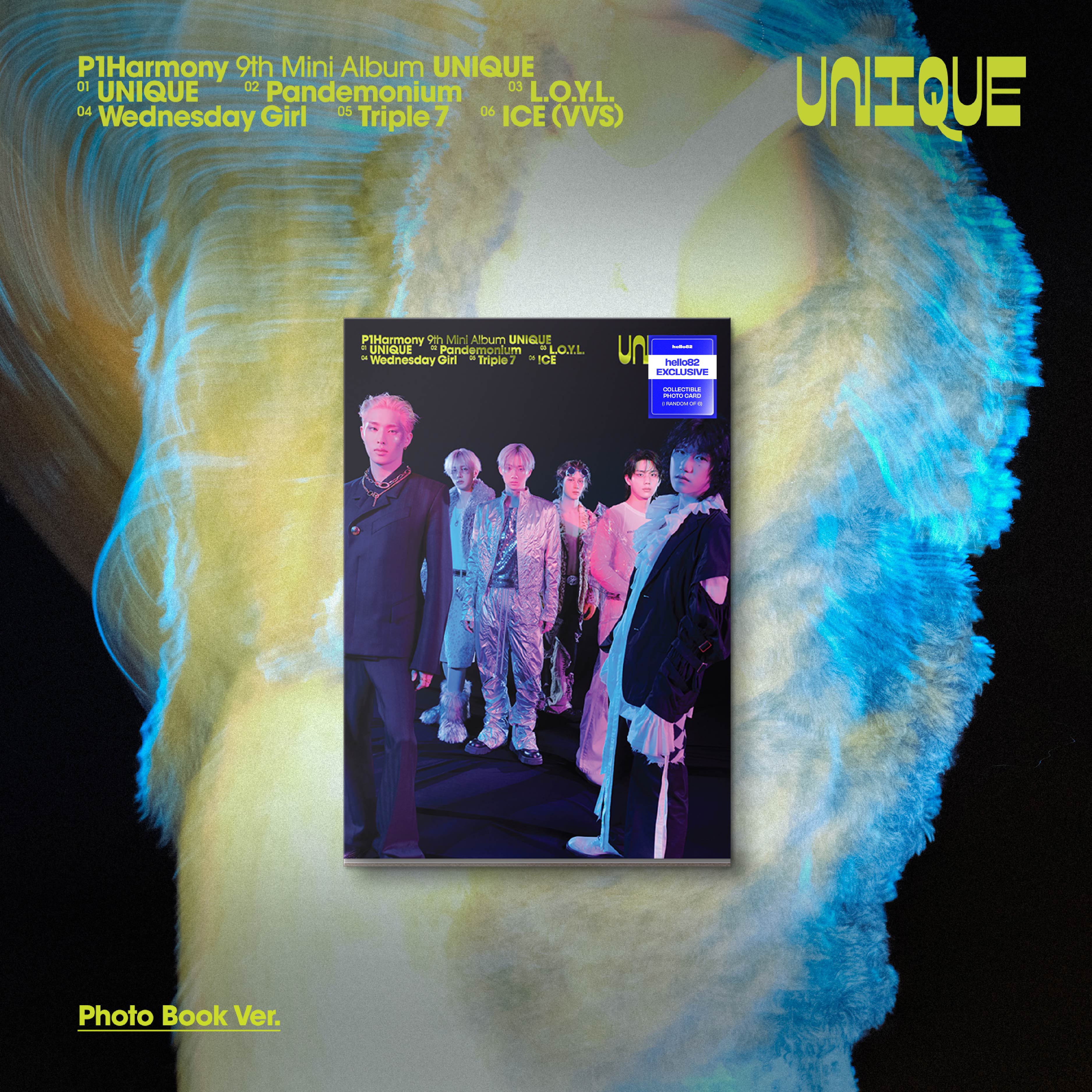 P1harmony ミニペンミ　サノク　UNIQUE 6枚　セット P1Harmony - UNIQUE - hello82 Exclusive (Compact)(Random) – hello82