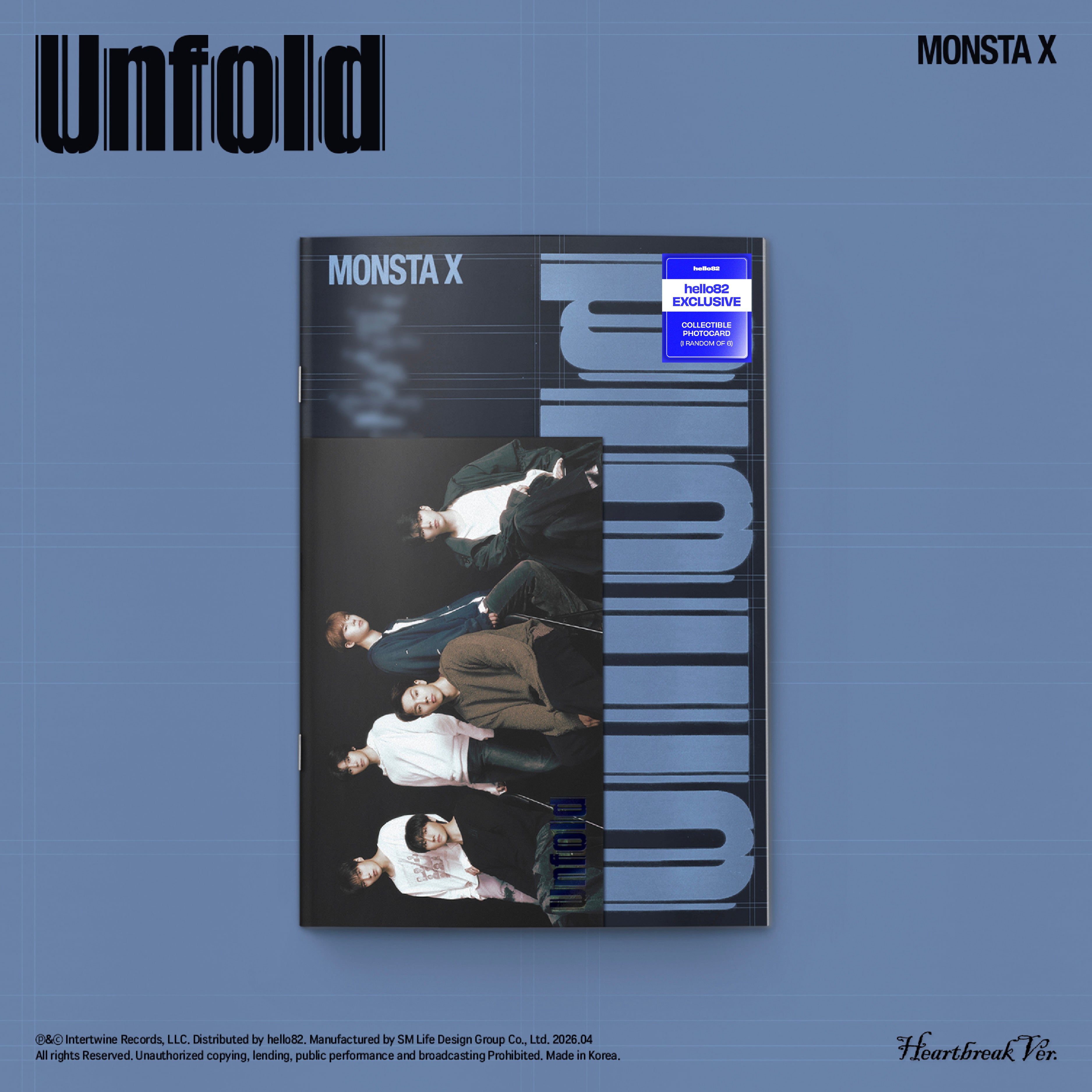 MONSTA X - Unfold - hello82 Exclusive – hello82.shop