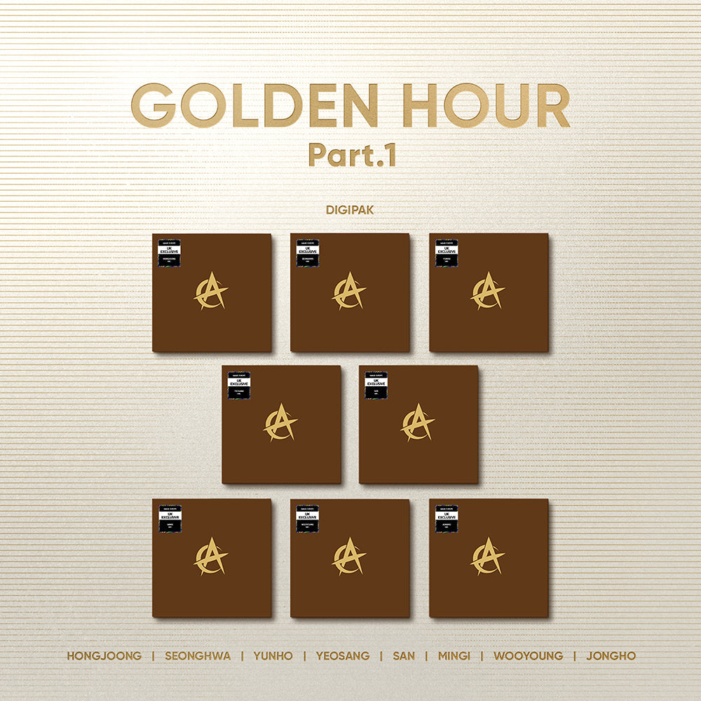 ATEEZ - GOLDEN HOUR : Part.1 - UK Exclusive (Digipak)
