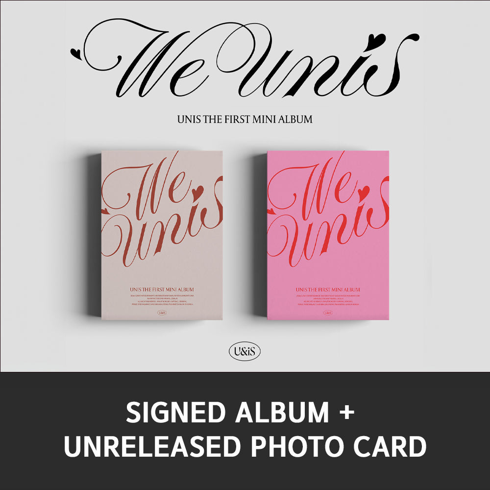 Signed] UNIS - 1st MINI ALBUM : WE UNIS (Random) – hello82.shop