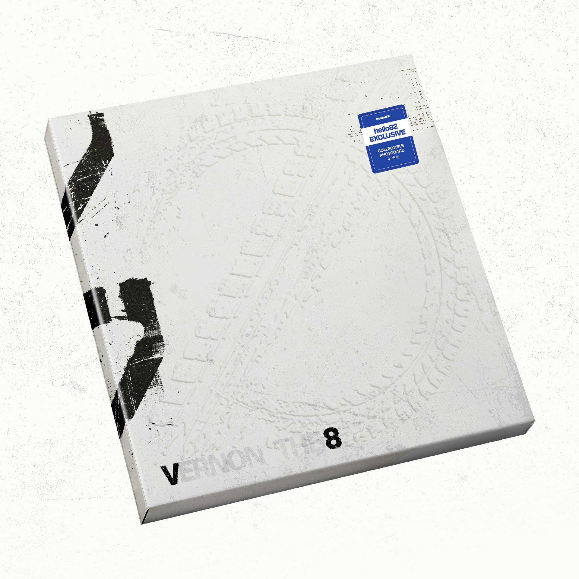 THE 8, VERNON - V8 1st Mini Album 'V8' (hello82 Exclusive) RATS NEST Ver. in White