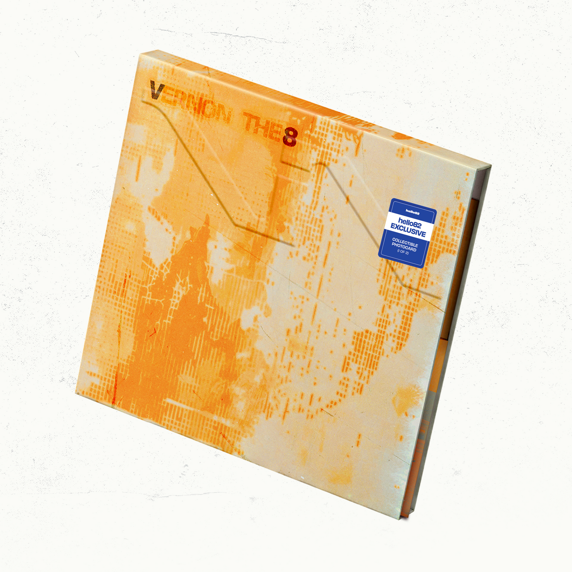 THE 8, VERNON - V8 1st Mini Album 'V8' (hello82 Exclusive) REV Ver. in Orange