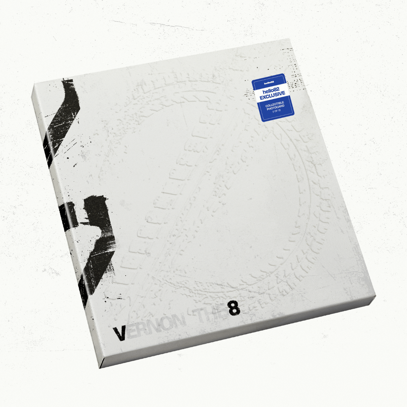 THE 8, VERNON - V8 1st Mini Album 'V8' (hello82 Exclusive) RATS NEST Ver. (White) and REV Ver. (Orange)