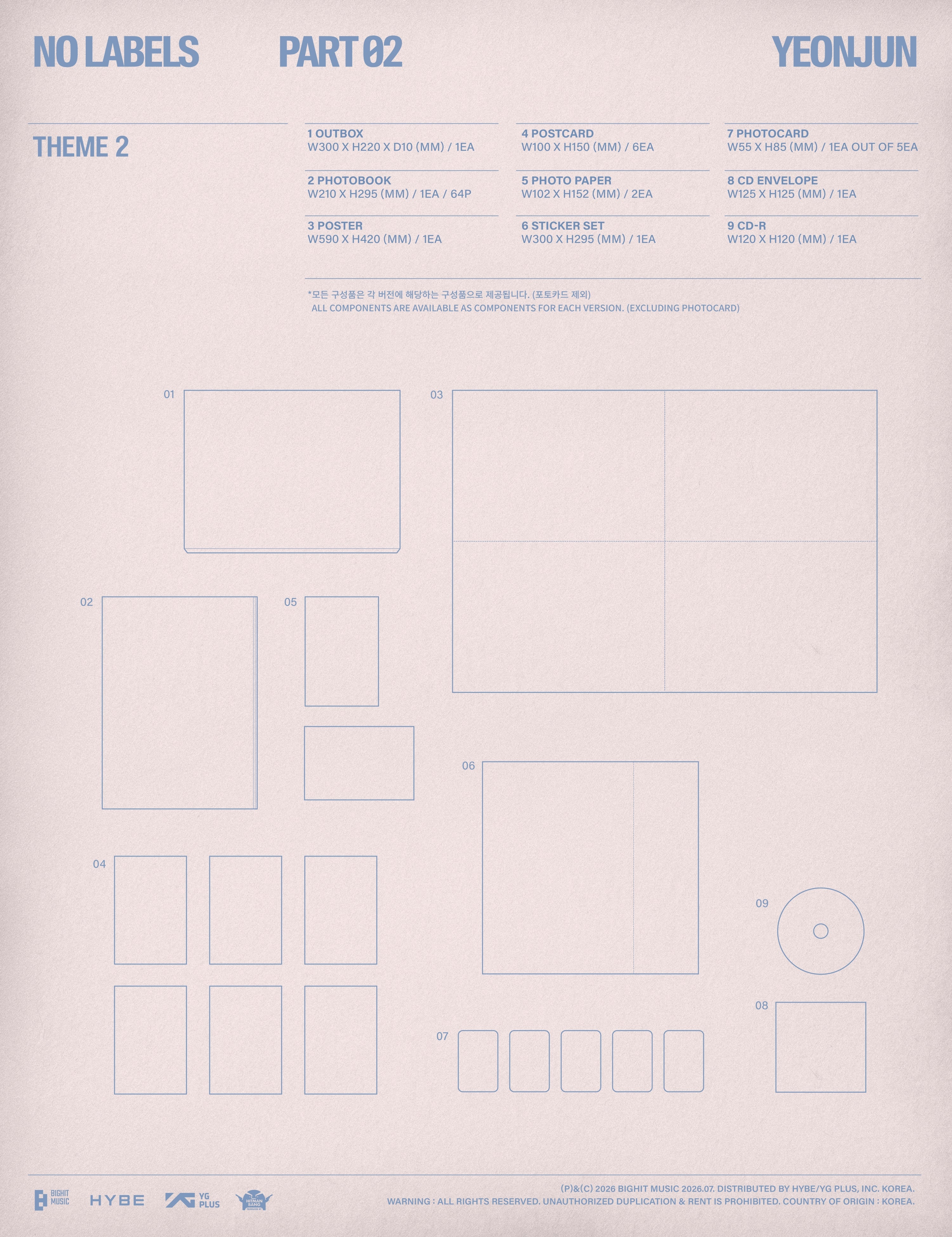 YEONJUN (TXT) - NO LABELS: PART 02 (hello82 Exclusive) – hello82.shop