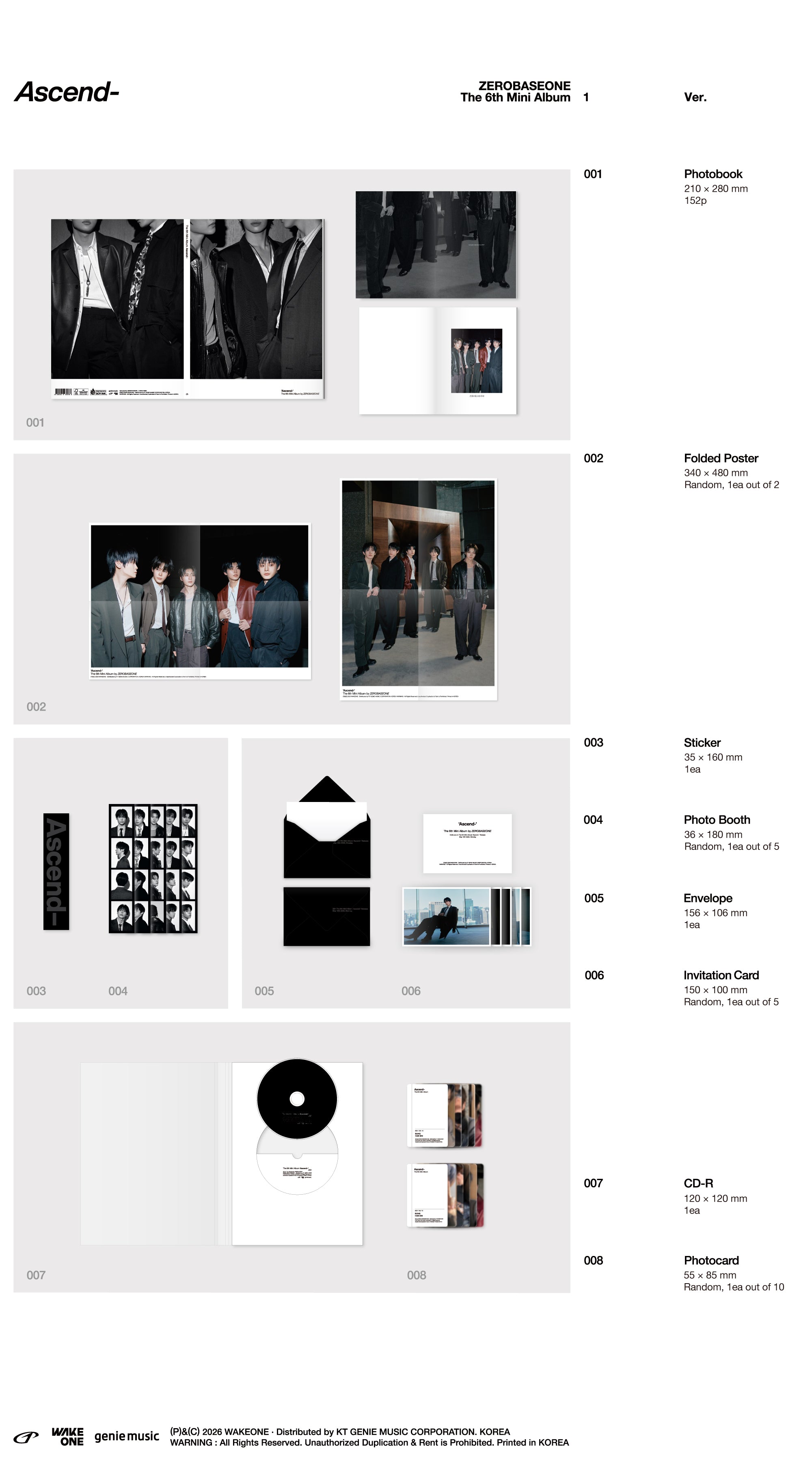 ZEROBASEONE - Ascend- (hello82 Exclusive) – hello82.shop