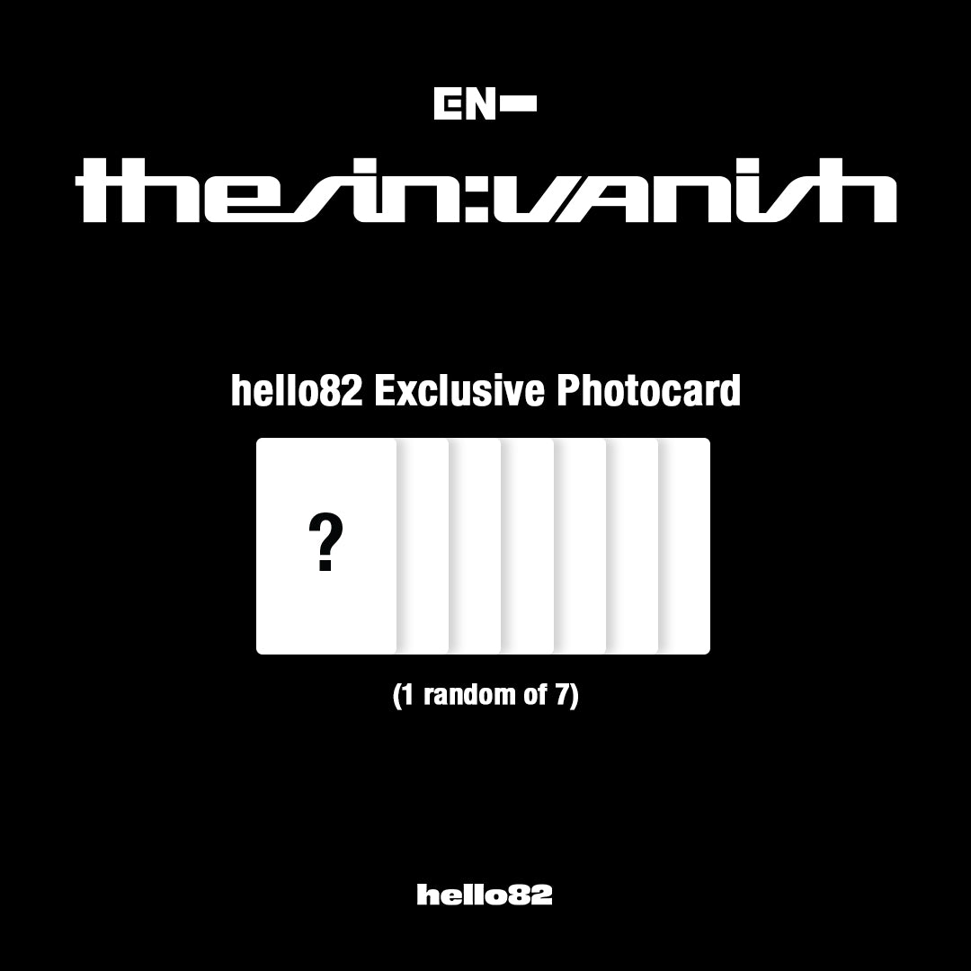 ENHYPEN - THE SIN : VANISH (hello82 Exclusive)