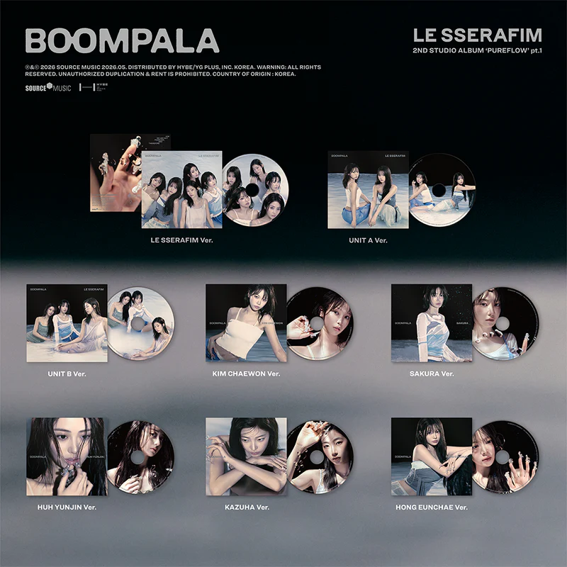 LE SSERAFIM - 'BOOMPALA' Single CD