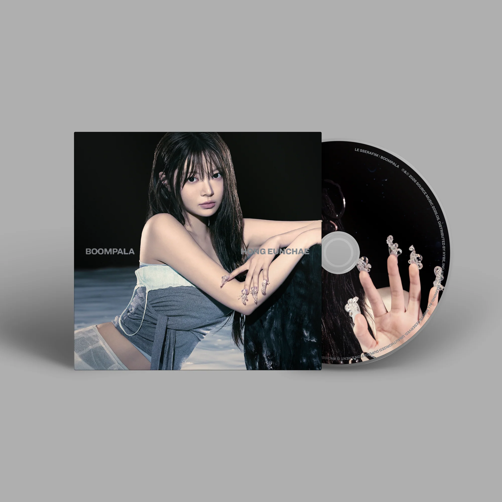 LE SSERAFIM - 'BOOMPALA' Single CD HONG EUNCHAE ver. 
