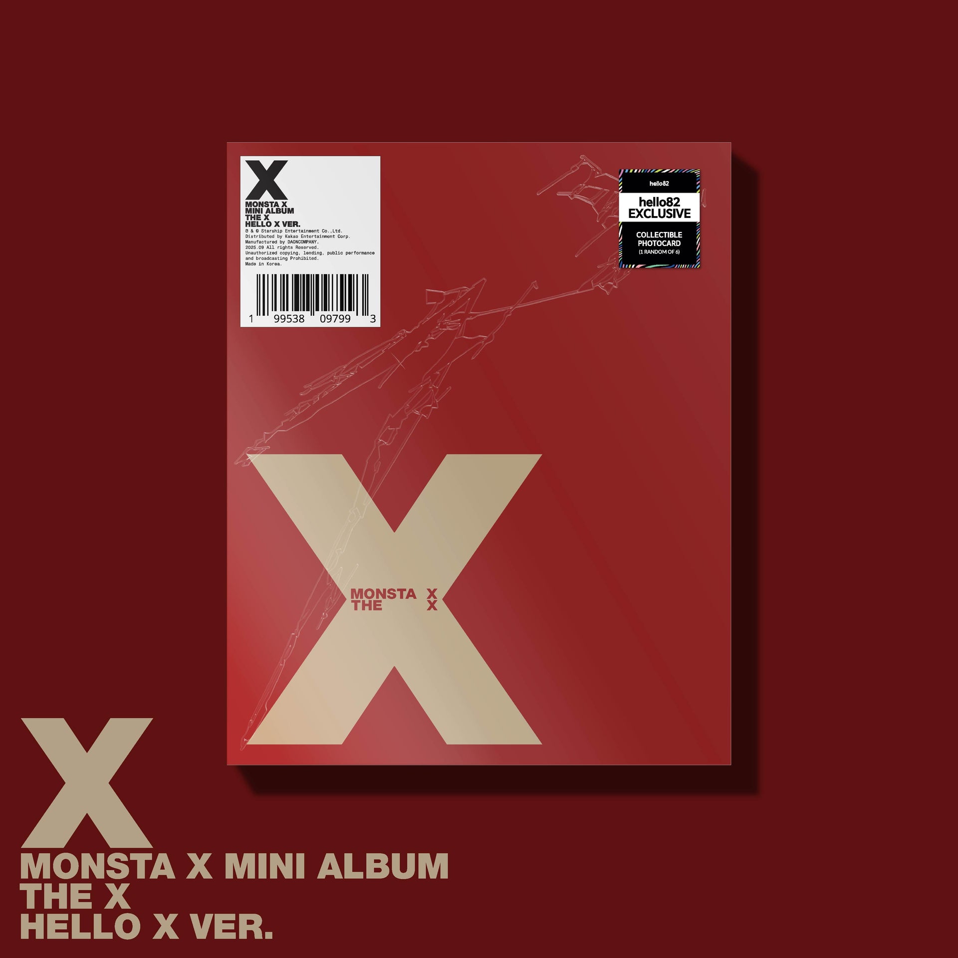MONSTA X - THE X (hello82 Exclusive)