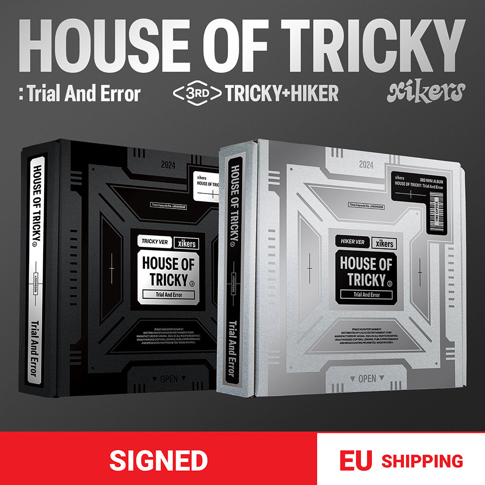 [EU SHIPPING] [Signed] xikers - HOUSE OF TRICKY : Trial And Error [LIMITED RESTOCK]