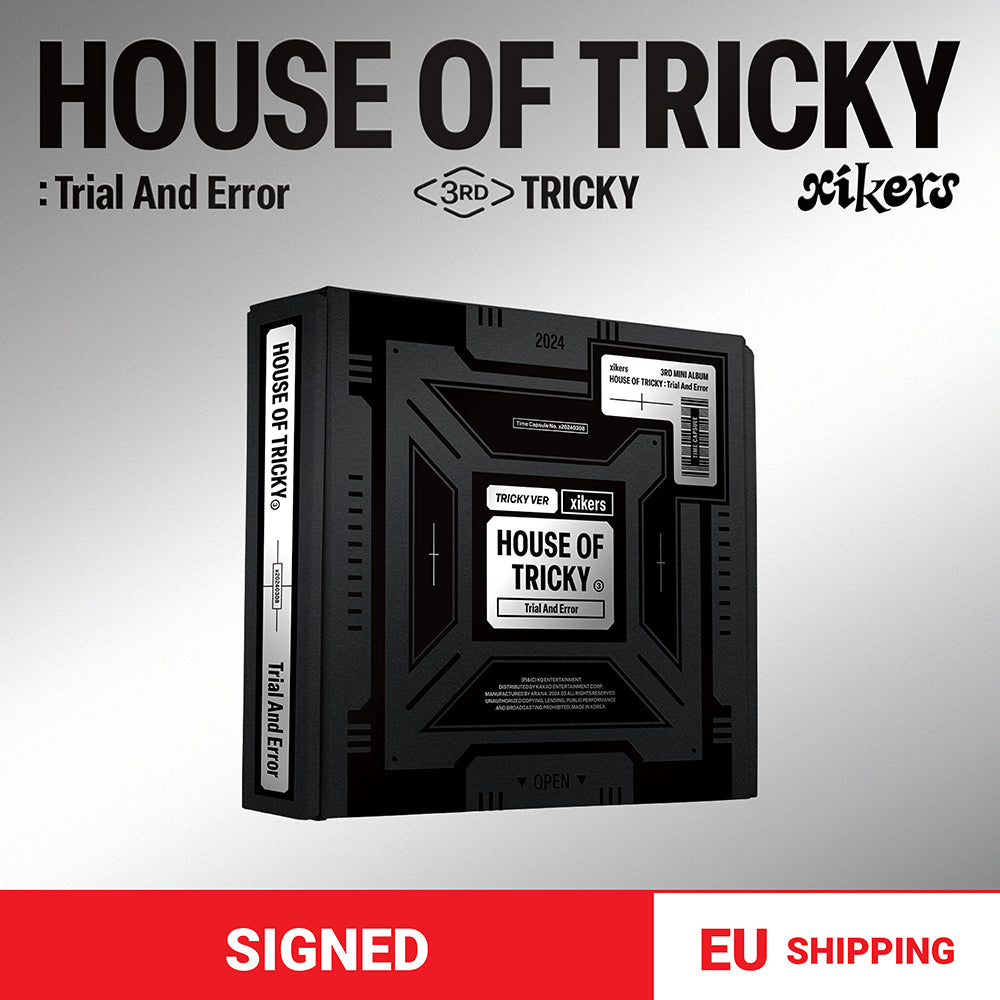 [EU SHIPPING] [Signed] xikers - HOUSE OF TRICKY : Trial And Error [LIMITED RESTOCK]