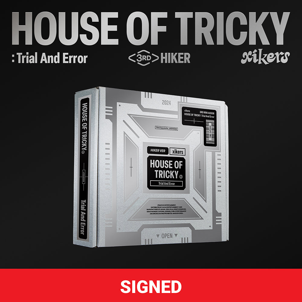 Signed] xikers - HOUSE OF TRICKY : Trial And Error – hello82.shop