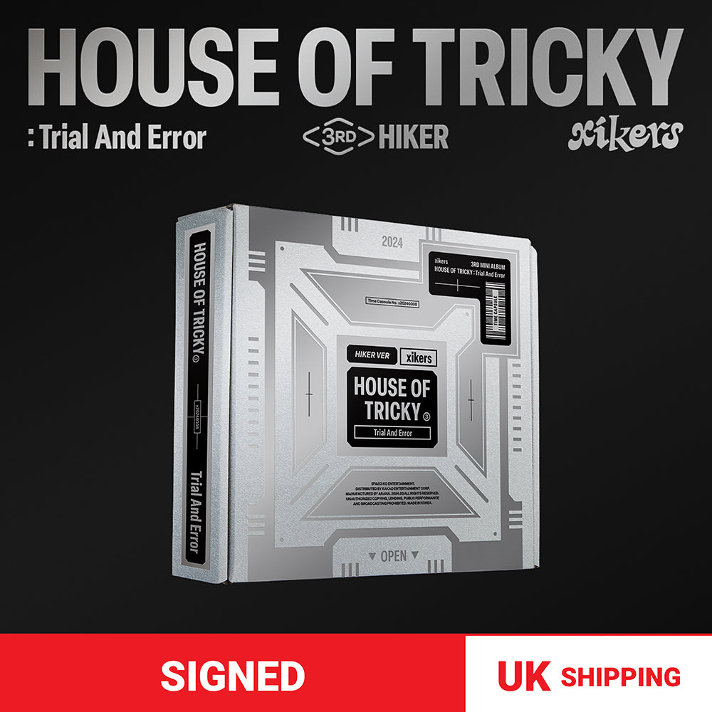 [UK SHIPPING] [Signed] xikers - HOUSE OF TRICKY : Trial And Error [LIMITED RESTOCK]