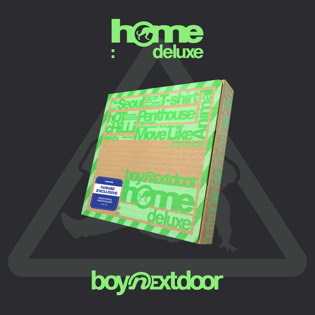 BOYNEXTDOOR - HOME: DELUXE (hello82 Exclusive) in HAZE Ver. (Green)