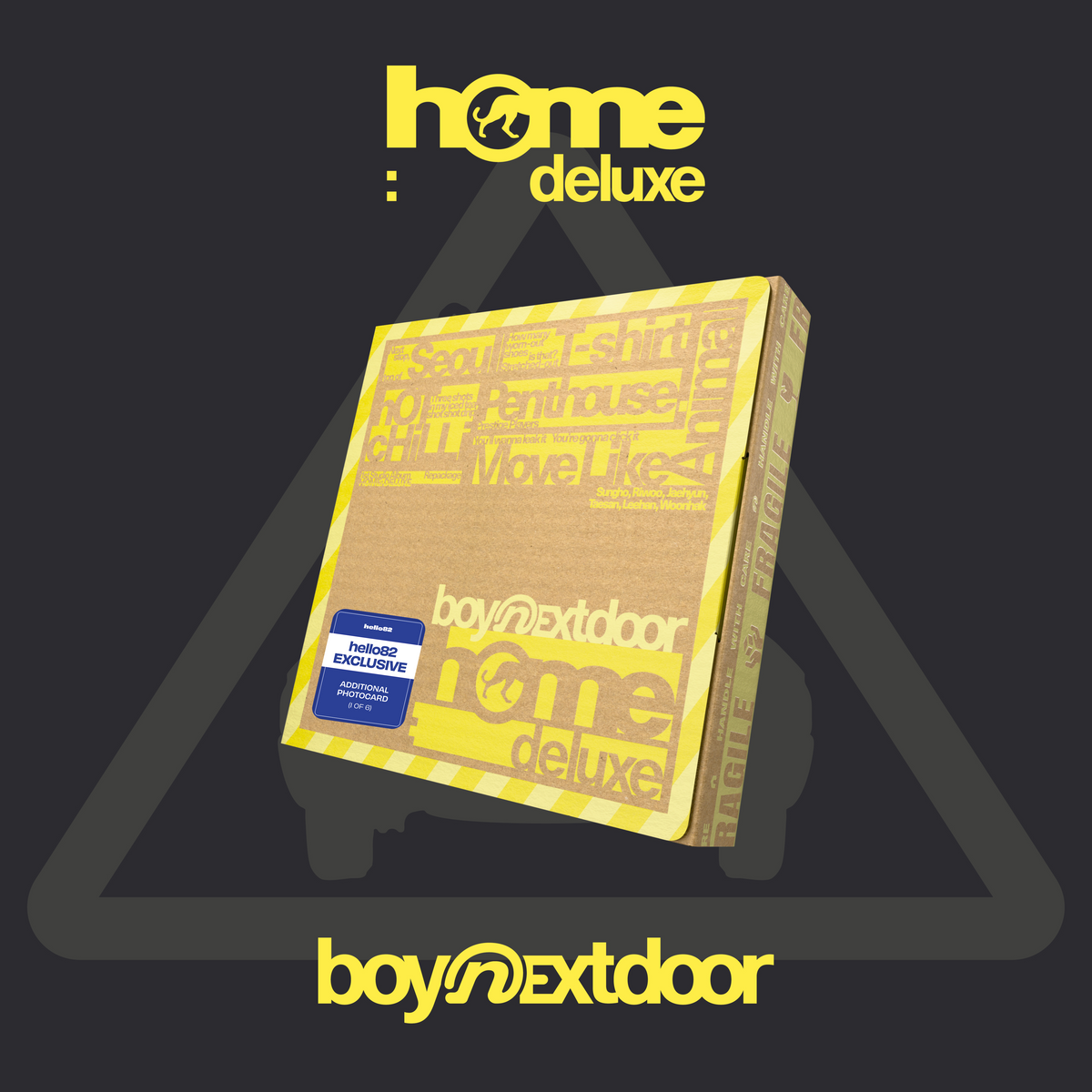 BOYNEXTDOOR - HOME: DELUXE (hello82 Exclusive) in OVERDRIVE Ver. (Yellow)