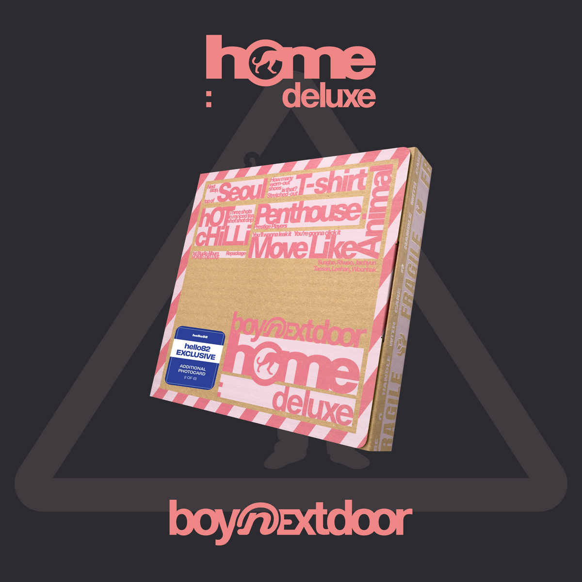 BOYNEXTDOOR - HOME: DELUXE (hello82 Exclusive) in SPARK Ver. (Red)