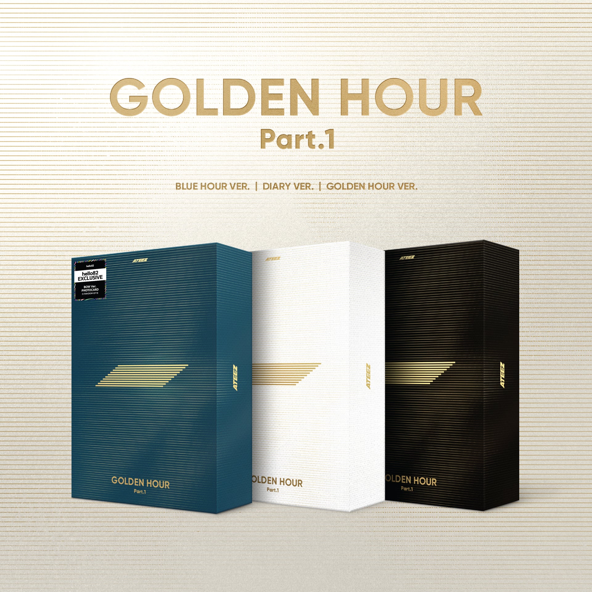 ATEEZ - GOLDEN HOUR : Part.1 - hello82 Exclusive