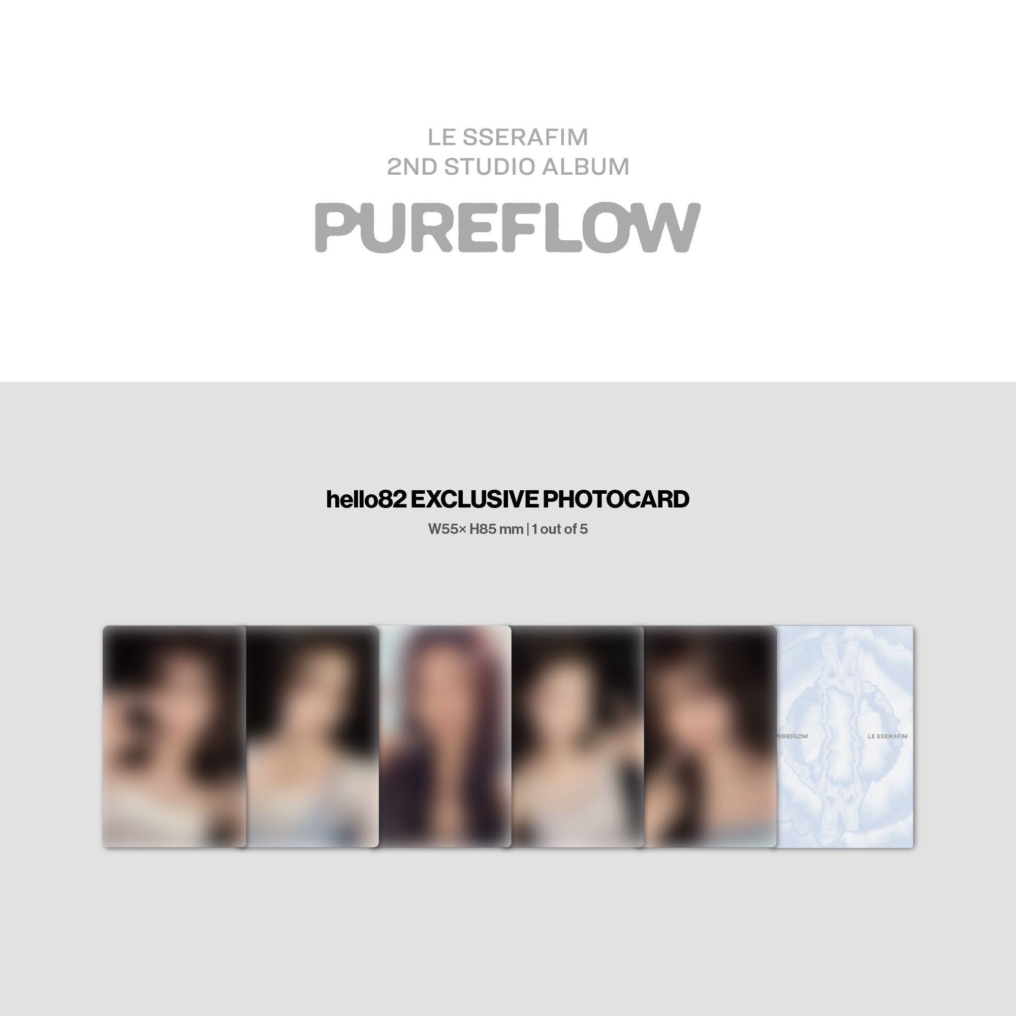 LE SSERAFIM 2nd Studio Album PUREFLOW Pt 1 hello82 Exclusive LE SSERAFIM 2nd Studio Album PUREFLOW Pt 1 hello82 Exclusive