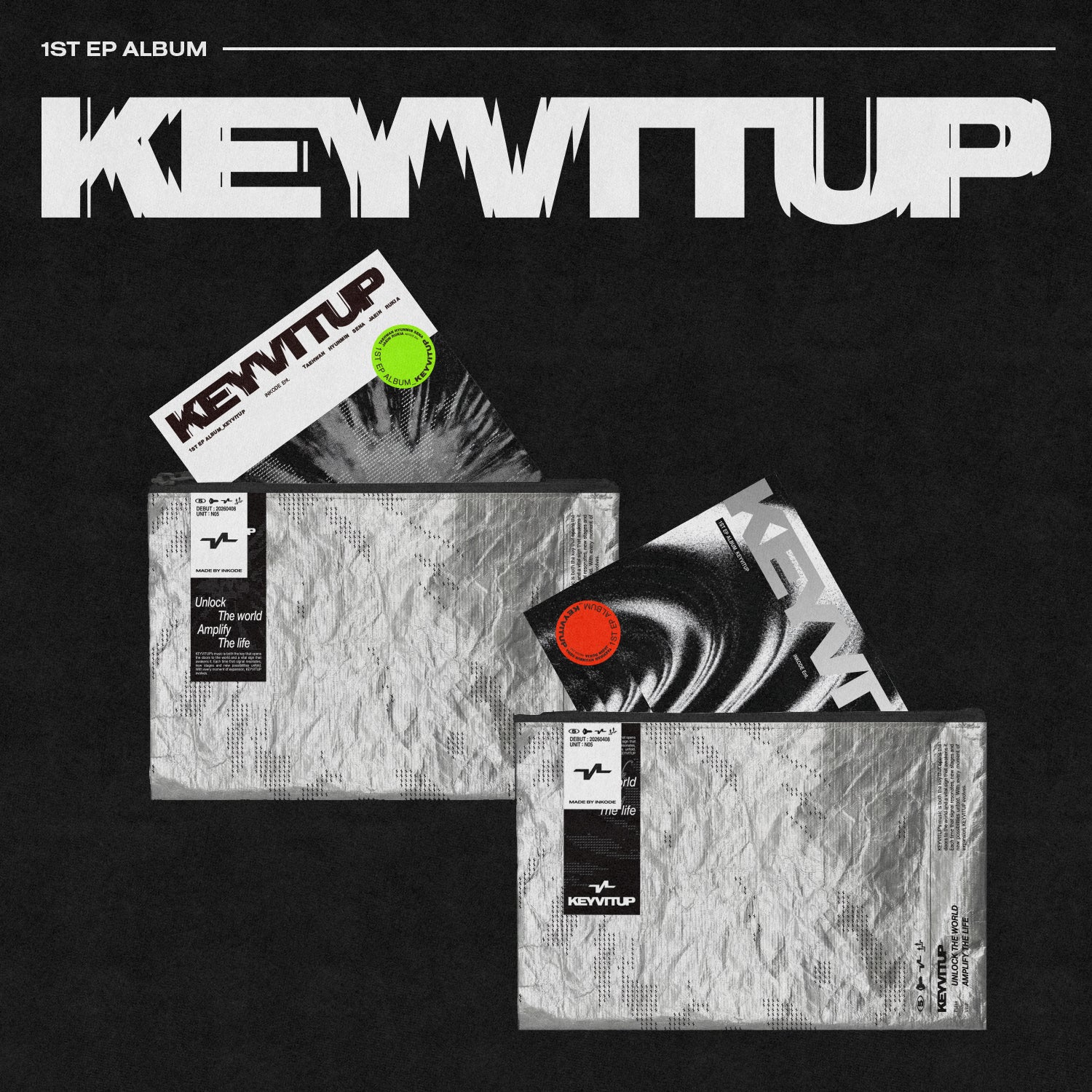 [Signed] KEYVITUP - 1st EP ALBUM : KEYVITUP (Random)