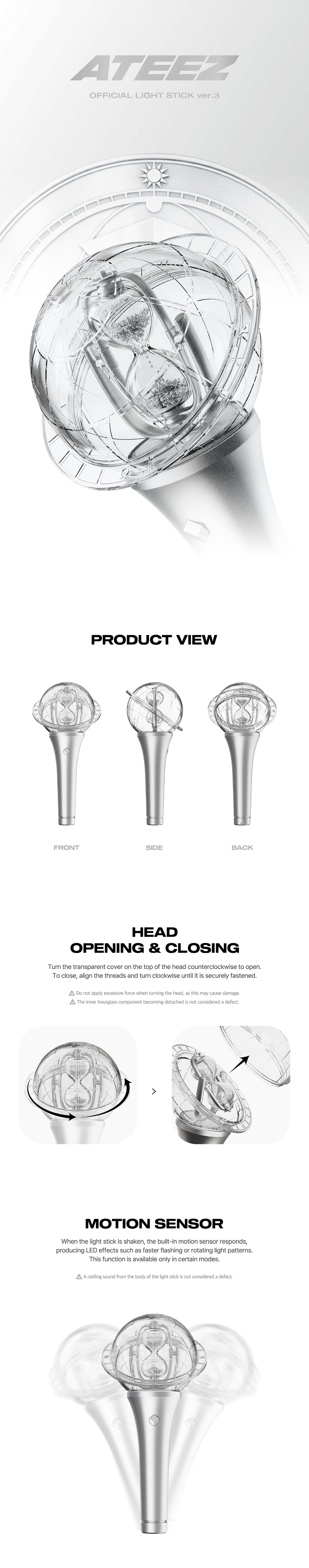 ATEEZ - OFFICIAL LIGHT STICK ver.3 – hello82.shop ATEEZ - OFFICIAL LIGHT STICK ver.3 – hello82.shop