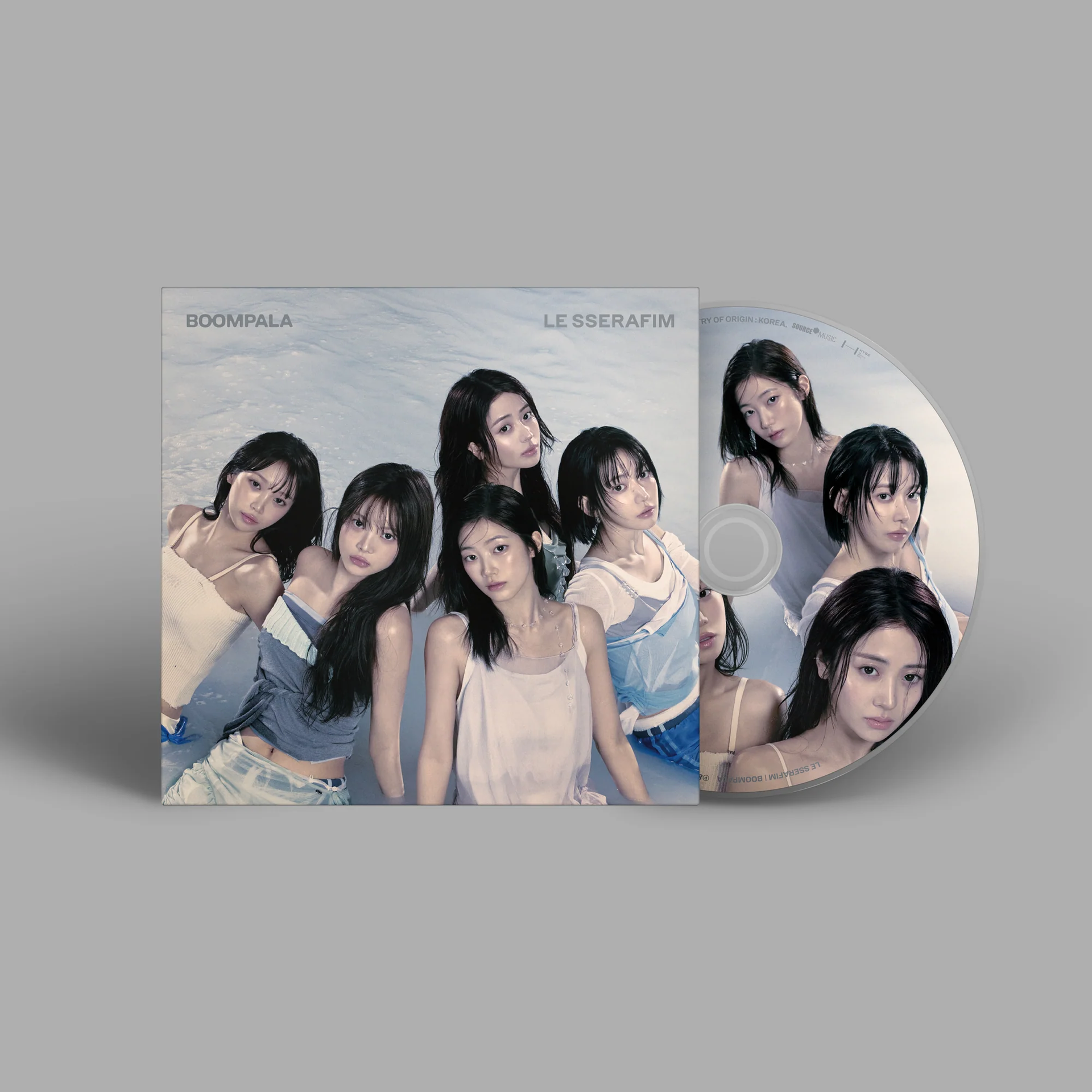 LE SSERAFIM - 'BOOMPALA' Single CD LE SSERAFIM ver.