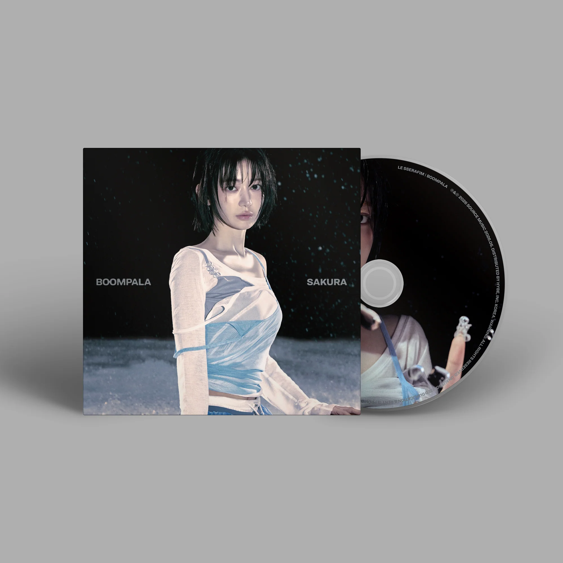 LE SSERAFIM - 'BOOMPALA' Single CD SAKURA ver. 