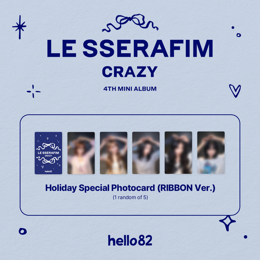 LE SSERAFIM - 4th Mini Album 'CRAZY' (hello82 Exclusive)