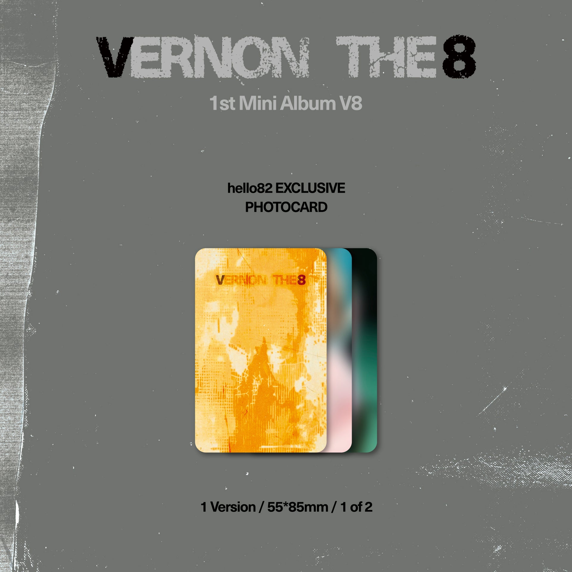 THE 8, VERNON - V8 1st Mini Album 'V8' (hello82 Exclusive) hello82 EXCLUSIVE PHOTOCARD