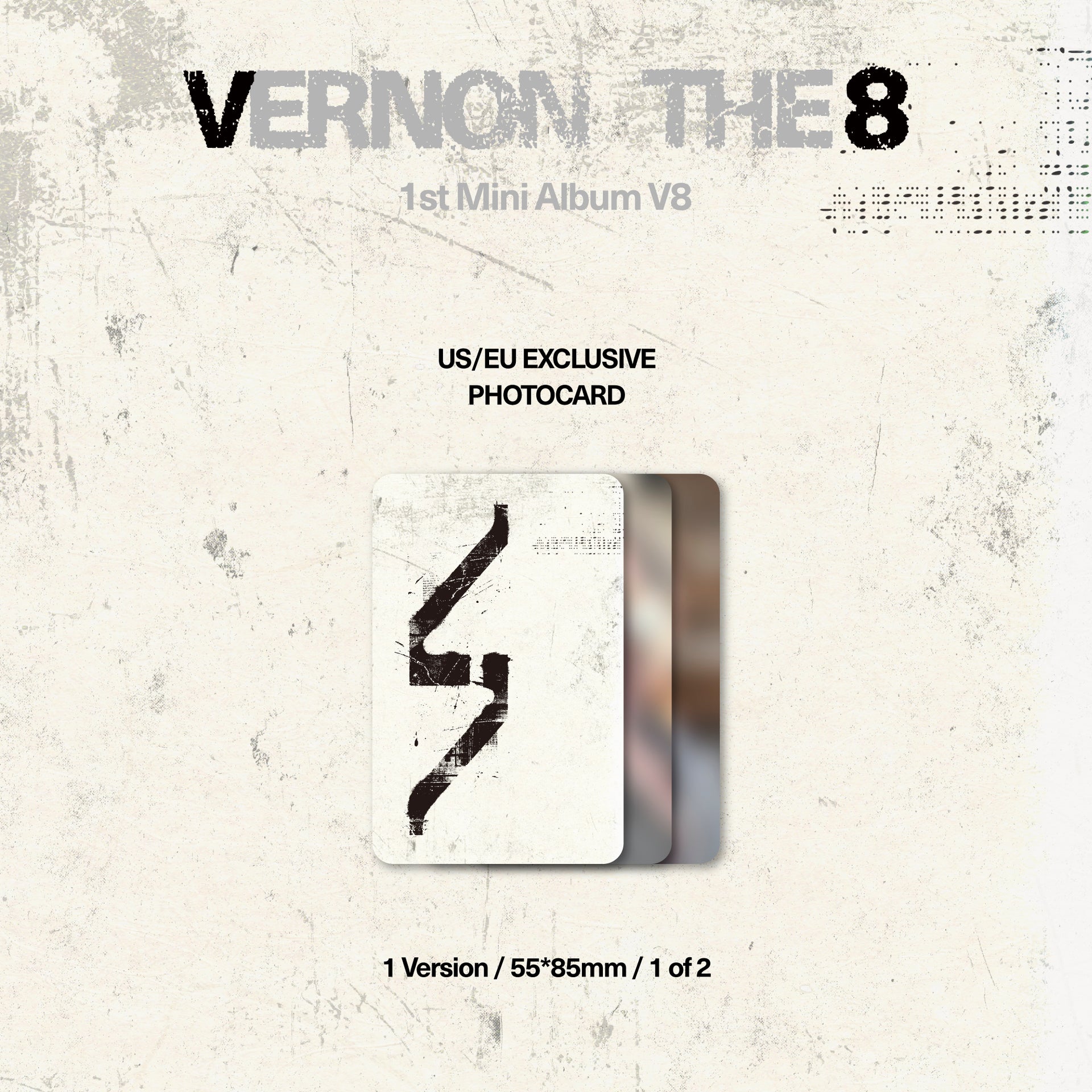 THE 8, VERNON - V8 1st Mini Album 'V8' (hello82 Exclusive) US/EU EXCLUSIVE PHOTOCARD