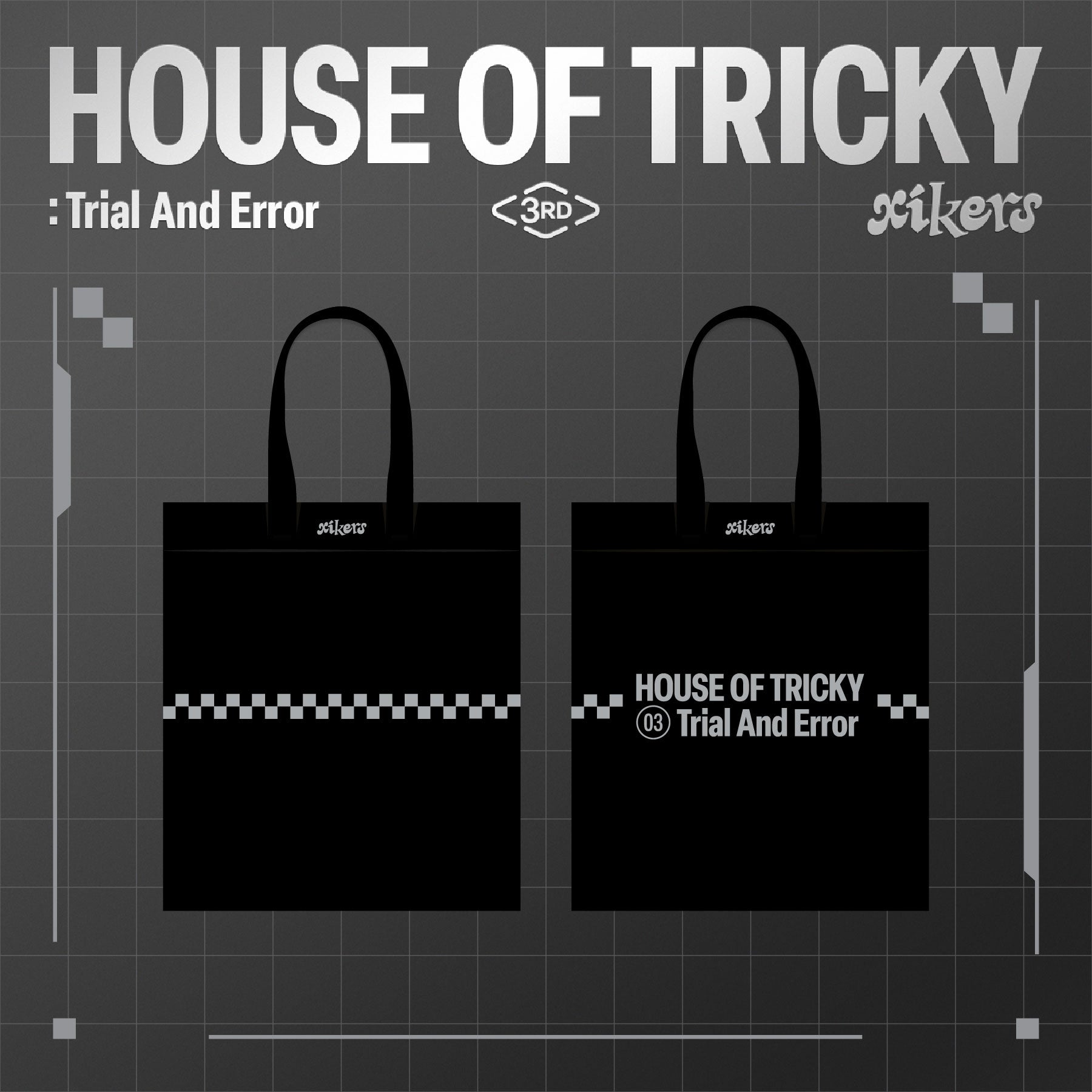 xikers - HOUSE OF TRICKY : Trial And Error Canvas Tote Bag