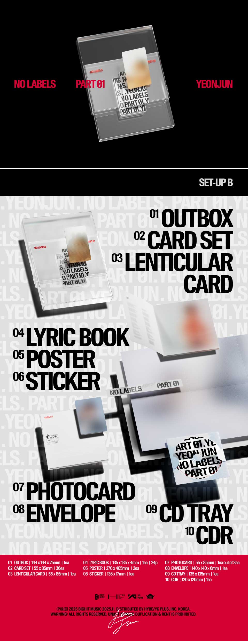 YEONJUN (TXT) - NO LABELS: PART 01 (hello82 Exclusive) – hello82.shop