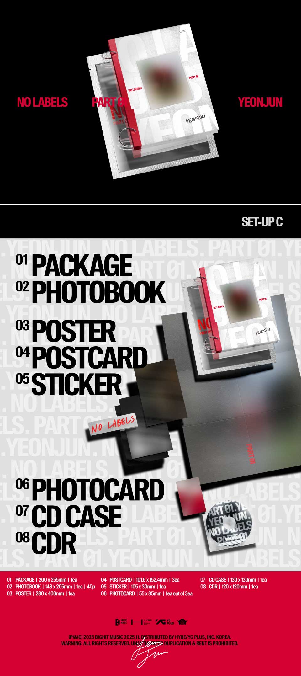 YEONJUN (TXT) - NO LABELS: PART 01 (hello82 Exclusive) – hello82.shop