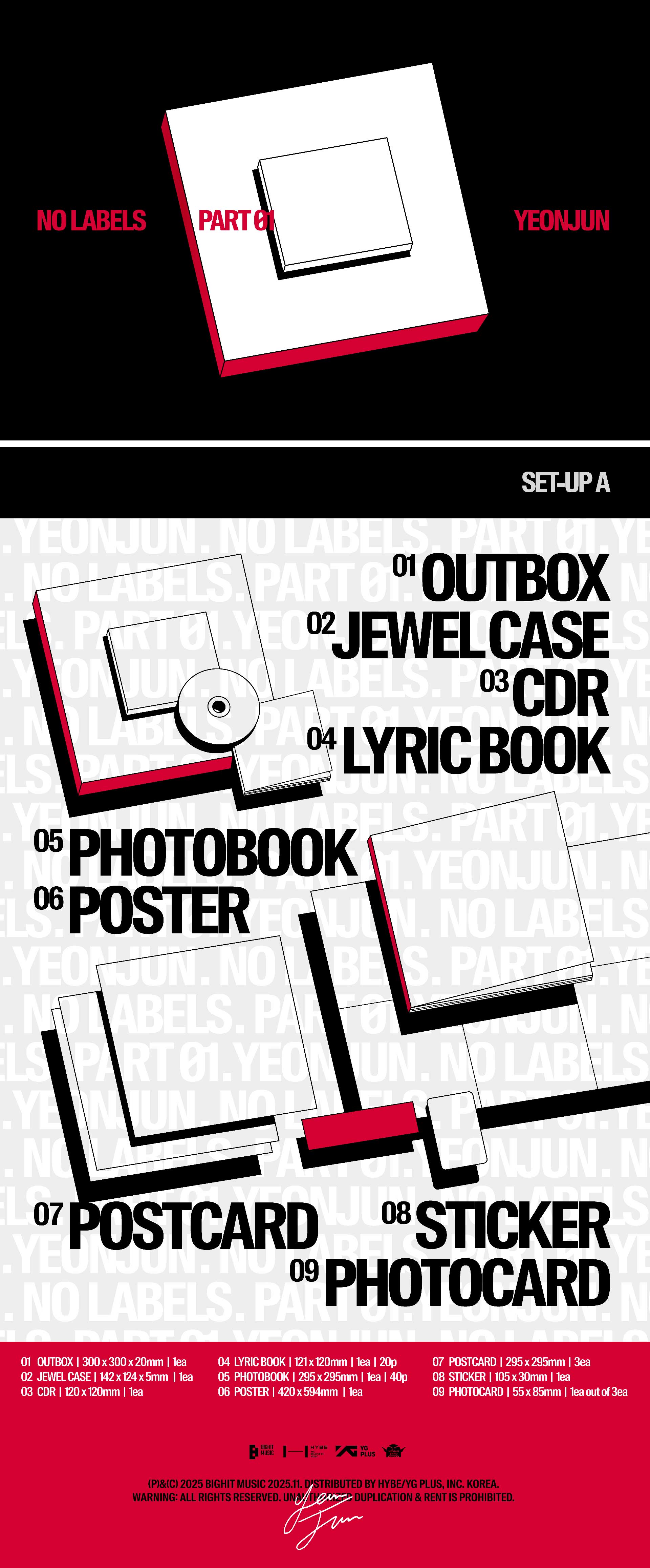 Signed] YEONJUN (TXT) - NO LABELS: PART 01 (SET-UP A) – hello82.shop