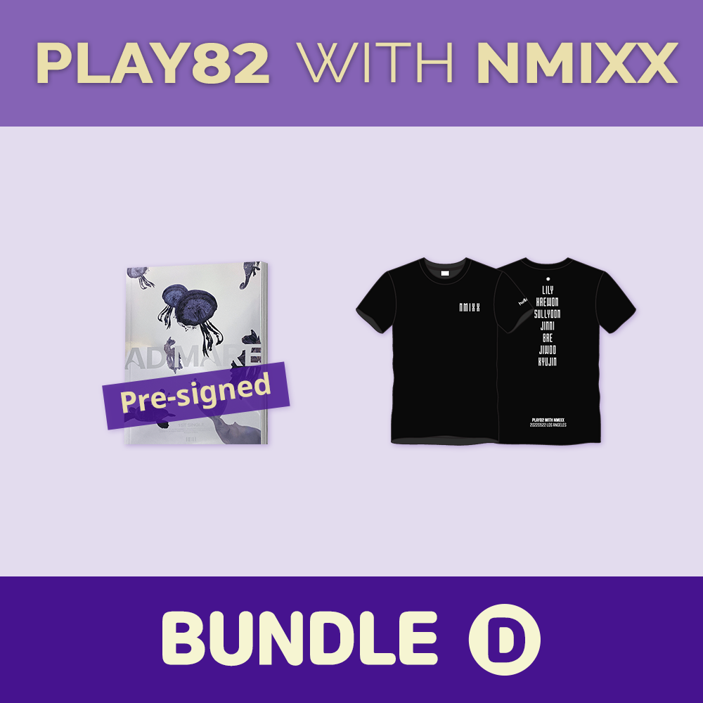 [PLAY82 WITH NMIXX] BUNDLE D (Exclusive T-Shirt + Pre-signed Album)