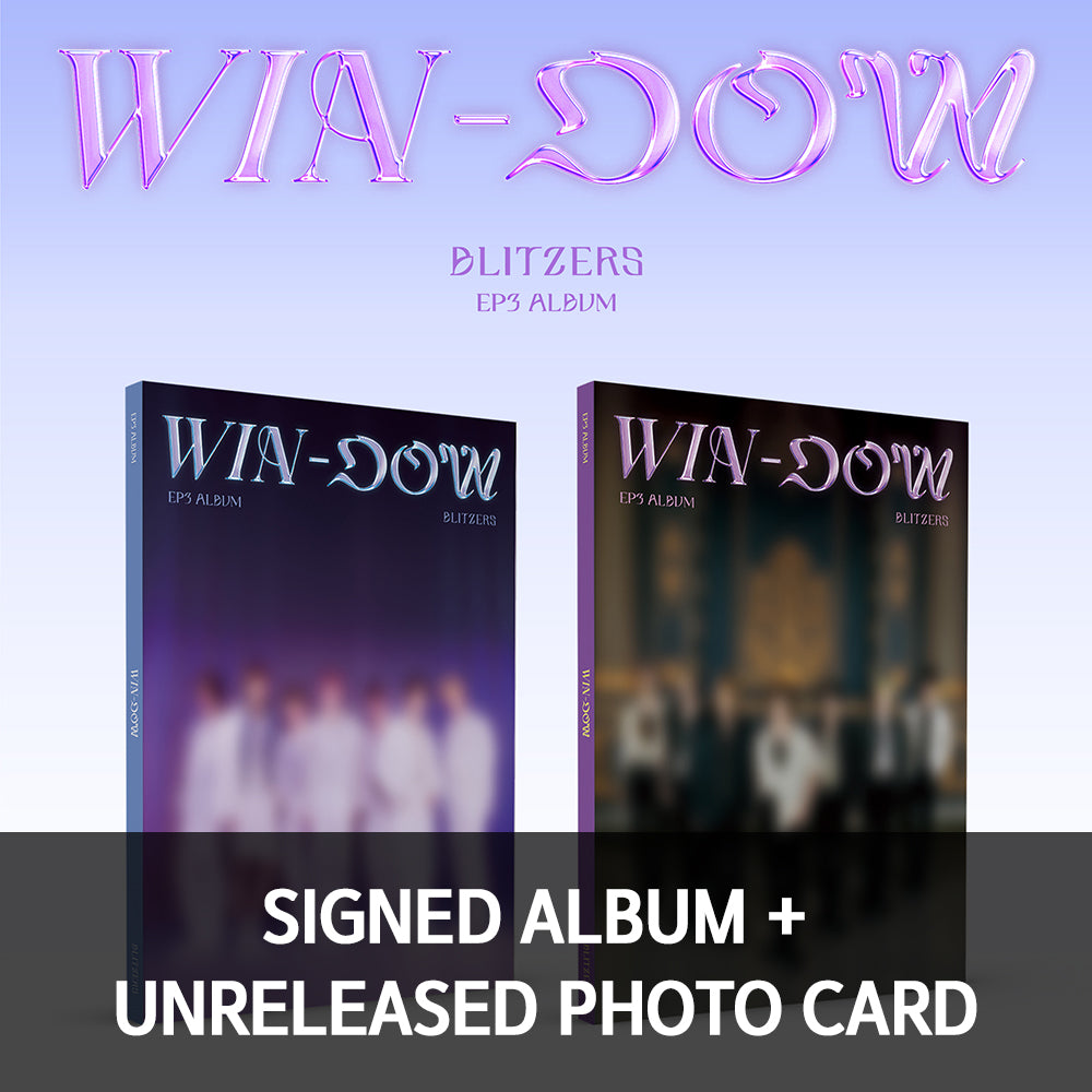 [Signed] BLITZERS - 3rd MINI ALBUM : WIN-DOW (Random) – hello82.shop