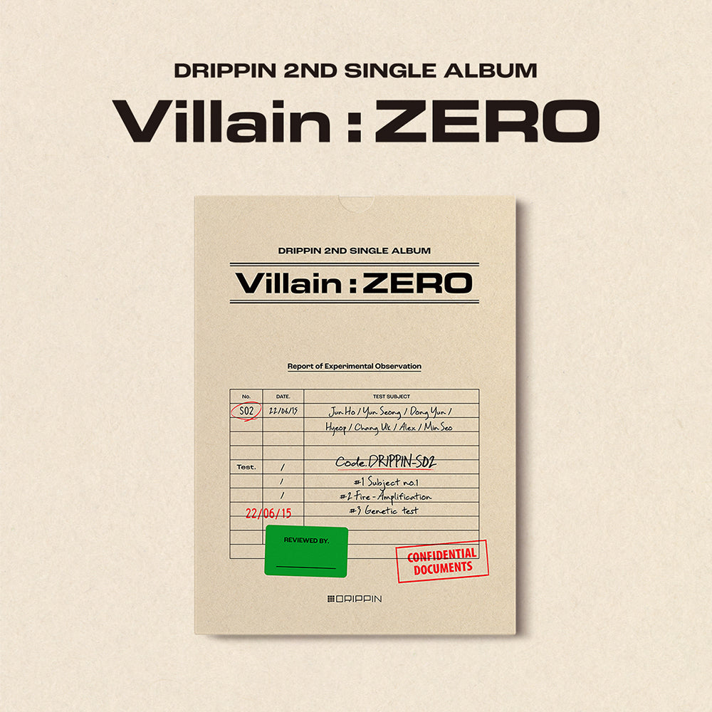 DRIPPIN - 2nd SINGLE ALBUM [Villain : ZERO] (B ver.)